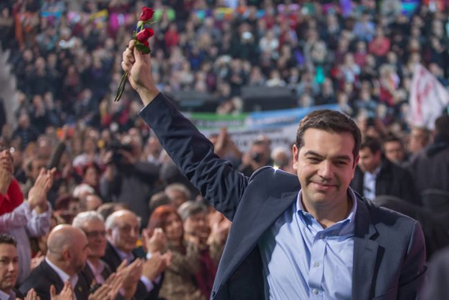 Tsipras kämpft für die Freiheit