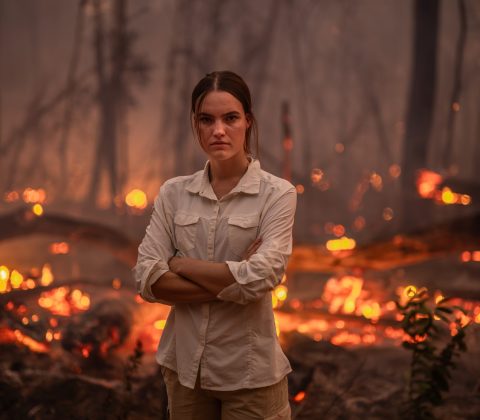 Louisa Schneider im Amazonas, Foto: Markus Mauthe